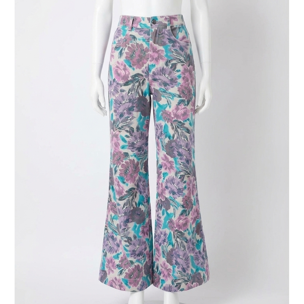 NEW FOR LOVE & LEMONS tamara wide leg pant in purple